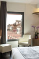 View of Toulouse from the designer room of the boutique hotel