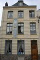 facade of the Corne d'Or in Arras, designer bb in the North of France