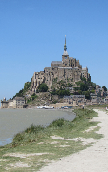 the Mont Saint Michel in Normandy, France